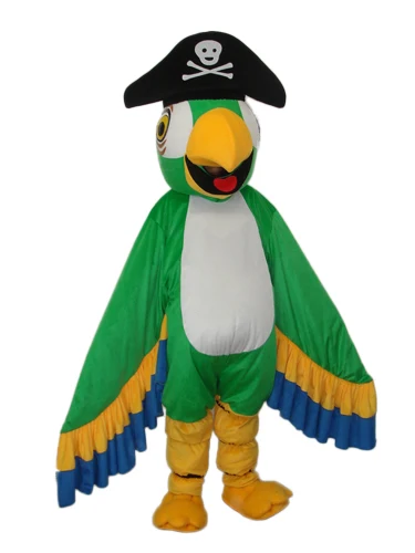 Fashion Design Green  Parrot Mascot Costume Adult Birthday Party Fancy Dress Halloween Cosplay Outfits Clothing Xmas