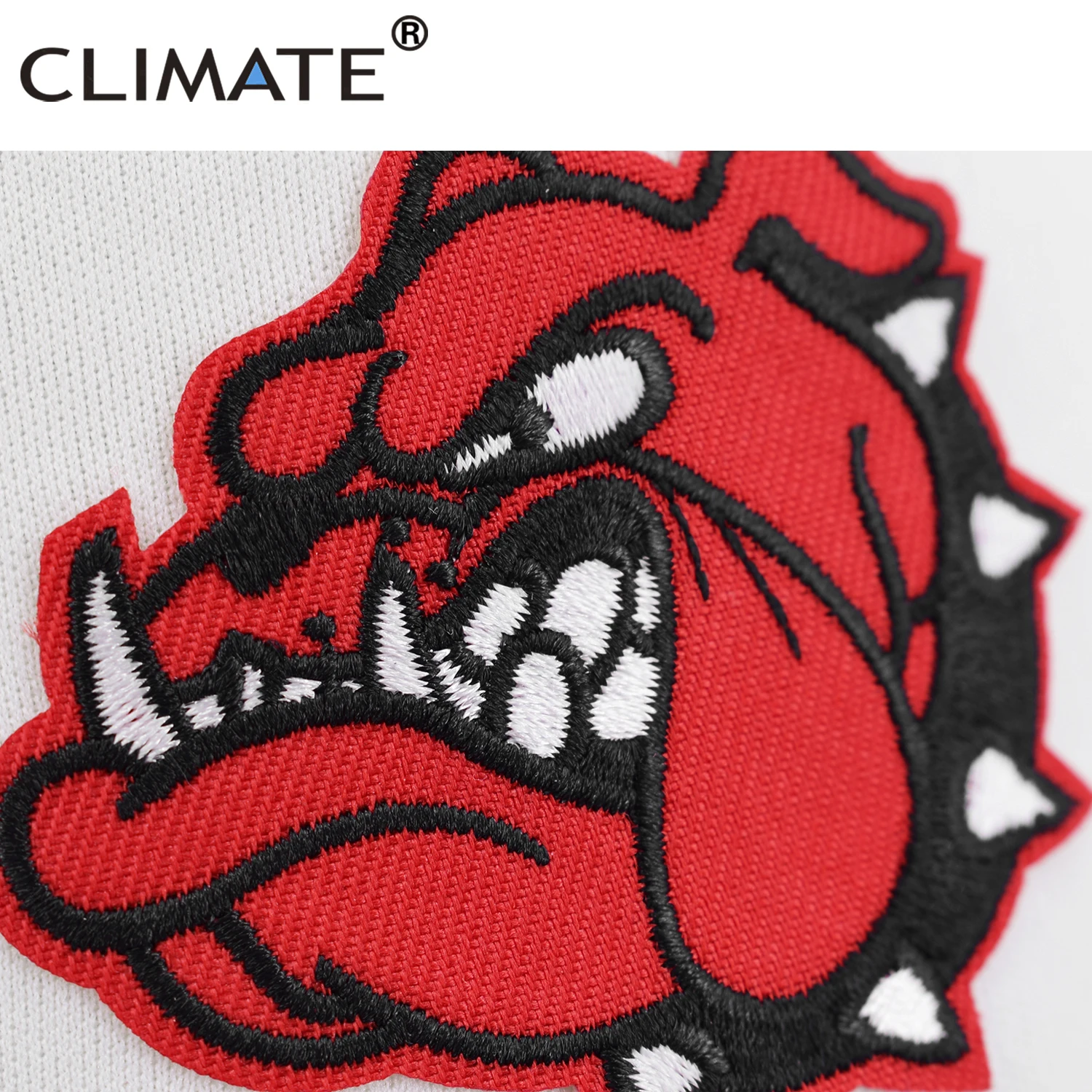 CLIMATE Cool Pitbull Dog Cap New Bulldog Trucker Cap Fierce Feral Red Dog Cartoon Mesh Cap Hip Hop Summer Hat Caps for Men