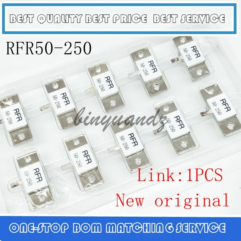 1PCS 100% NEW High Frequency Resistance RFR50-250 RFR 50-250 RFR-50-250 50 Ohms 250W Dummy Load Resistor