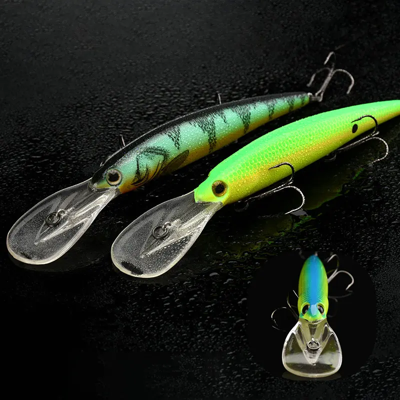 ALLBLUE DEEP WALLEYE Trolling Fishing Lure Wobbler 125MM 19G