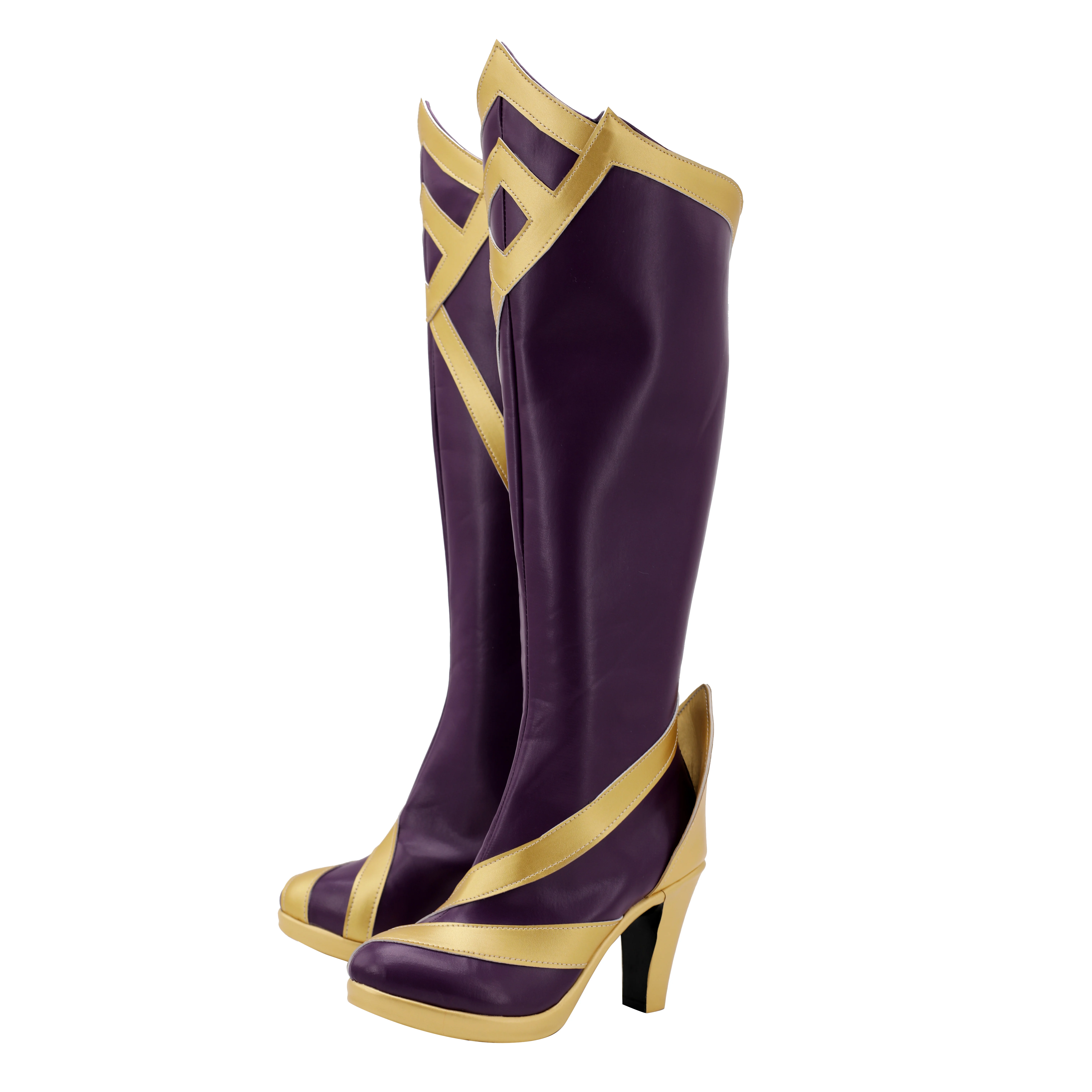 Game LOL Ahri Cosplay Shoes Adult Women High Heel Boots Halloween Cosplay Shoes