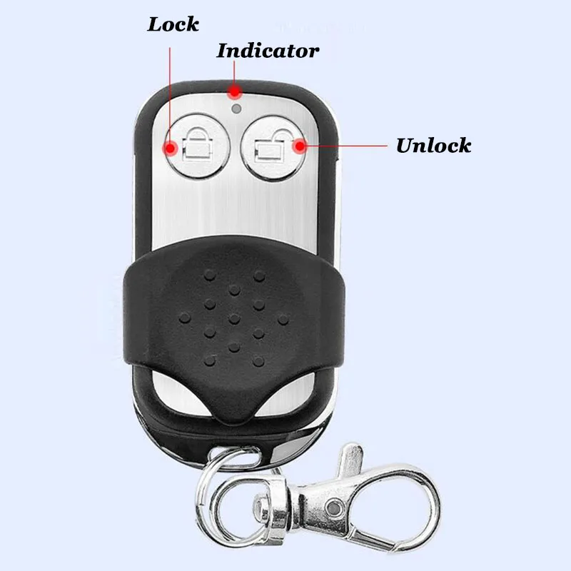 Remote Door Lock AA Battery Powered Wireless Electronic Lock No Wire Connection AutoLock Door Gate Access Or Key Exit Switch