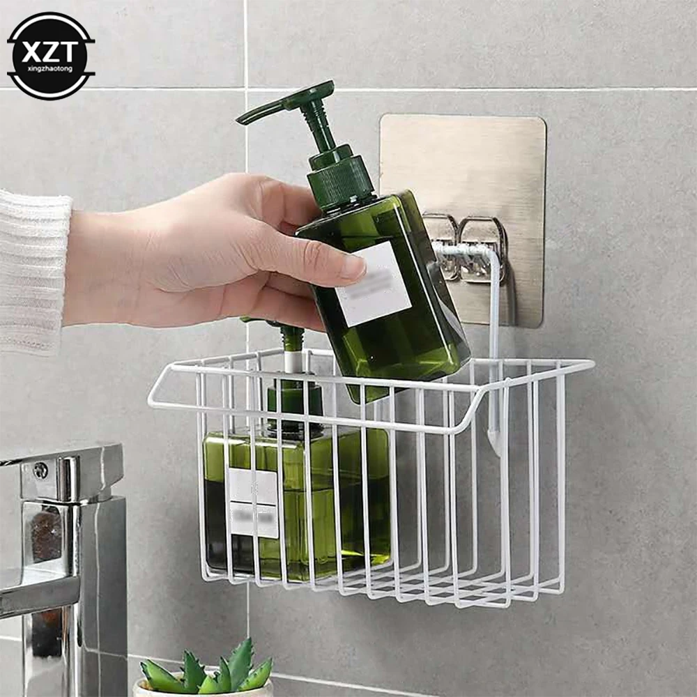 

1Pcs Hanging Storage Holder Kitchen Rag Dish Cloth Sponge Shelf Storage Basket Bathroom Towel Drain Rack Kitchen Organizer