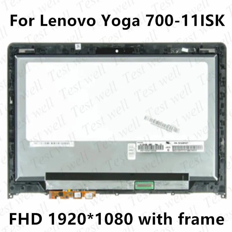 Тестовый колодец для Lenovo Yoga 700-11ISK Yoga 700-11, ЖК-дисплей, сенсорная панель в сборе, 11,6-дюймовый светодиодный FHD IPS с рамкой Тестовый колодец для Lenovo Yoga 700-11ISK Yoga 700-11, ЖК-дисплей, сенсорная панель в сборе, 11,6-дюймовый светодиодный FHD IPS с рамкой