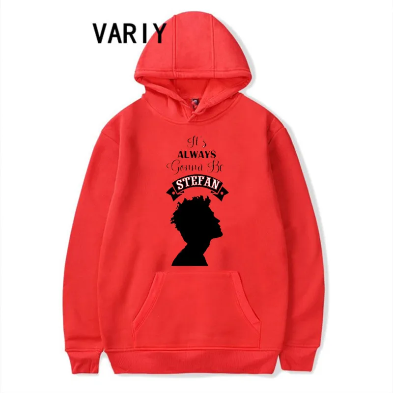 The Vampire Diaries DAMON Hoodies Harajuku Sweatshirt Men Streetwear Hoodie Women Clothing Ropa Adolescente Mujer Winter Hooded