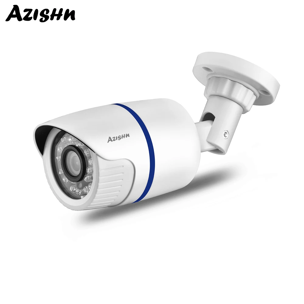 AZISHN HD 8MP Security IP Camera H.265 5MP Outdoor Waterproof 4MP POE CCTV Camera Video Surveillance Support Motion Detection