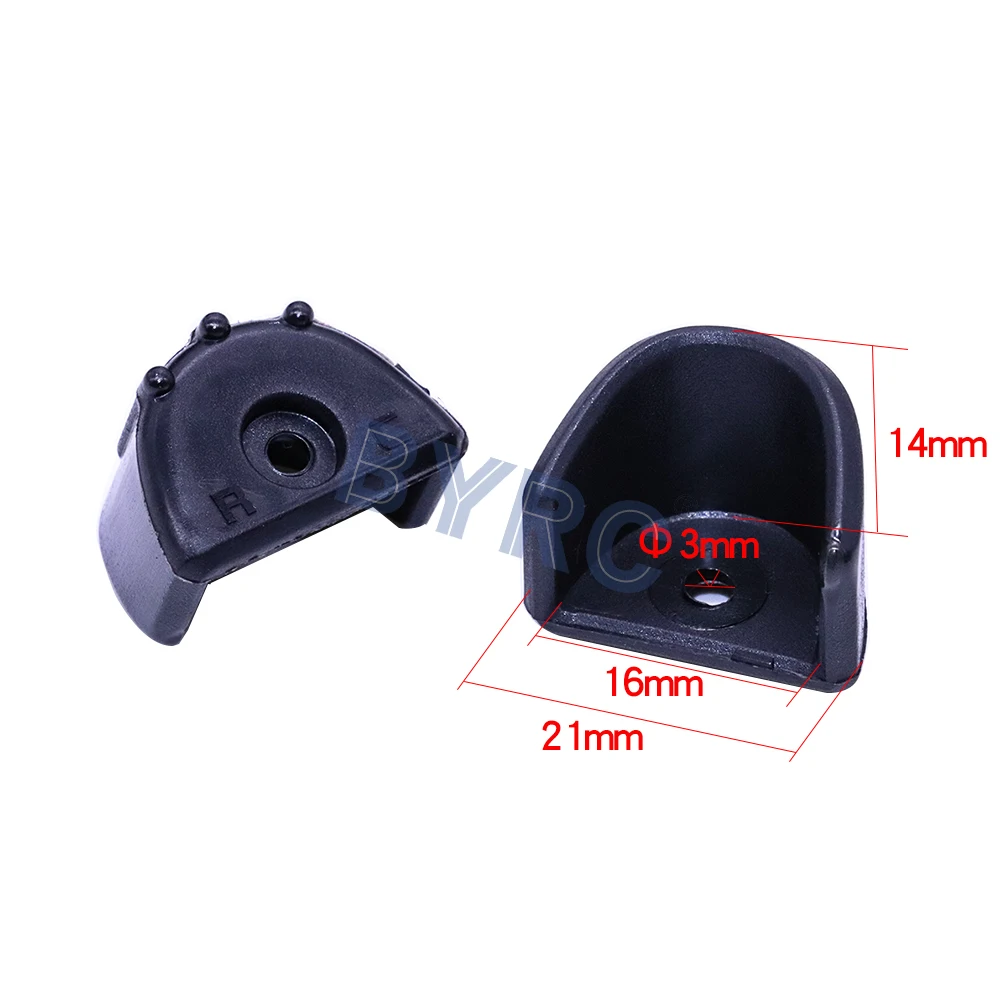 2PCS Shock Absorber & Hydraulic Frame Protection Protection Cover Shock Absorption Cap for 1:8 1:10 RC Car Parts Trx HSP HPI