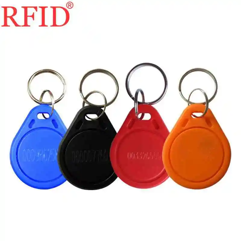 ID 125Khz EM4100 TK4100 41*33*4.3MM RFID Read Only Waterproof Keyfobs Key Fob EM Tag Token Proximity Access Control 1pcs