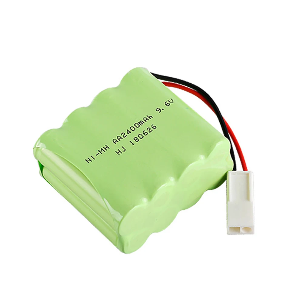 1-5 개/몫 9.6v 2400mah NiMH 배터리 Rc 장난감 자동차 탱크 기차 로봇 보트 총 Ni-MH AA 700mah 9.6v 충전식 배터리