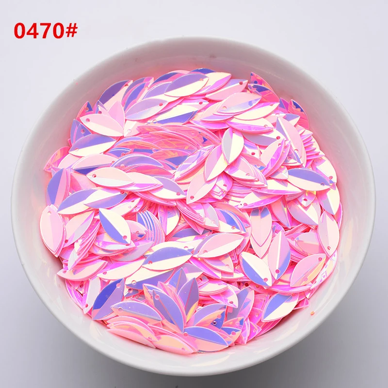 8colors200pcs pferd auge Pailletten goldene Paillette Nähen Papillon sequinsGarment Zubehör, Kleidung zubehör Gemischte Farbe 10g