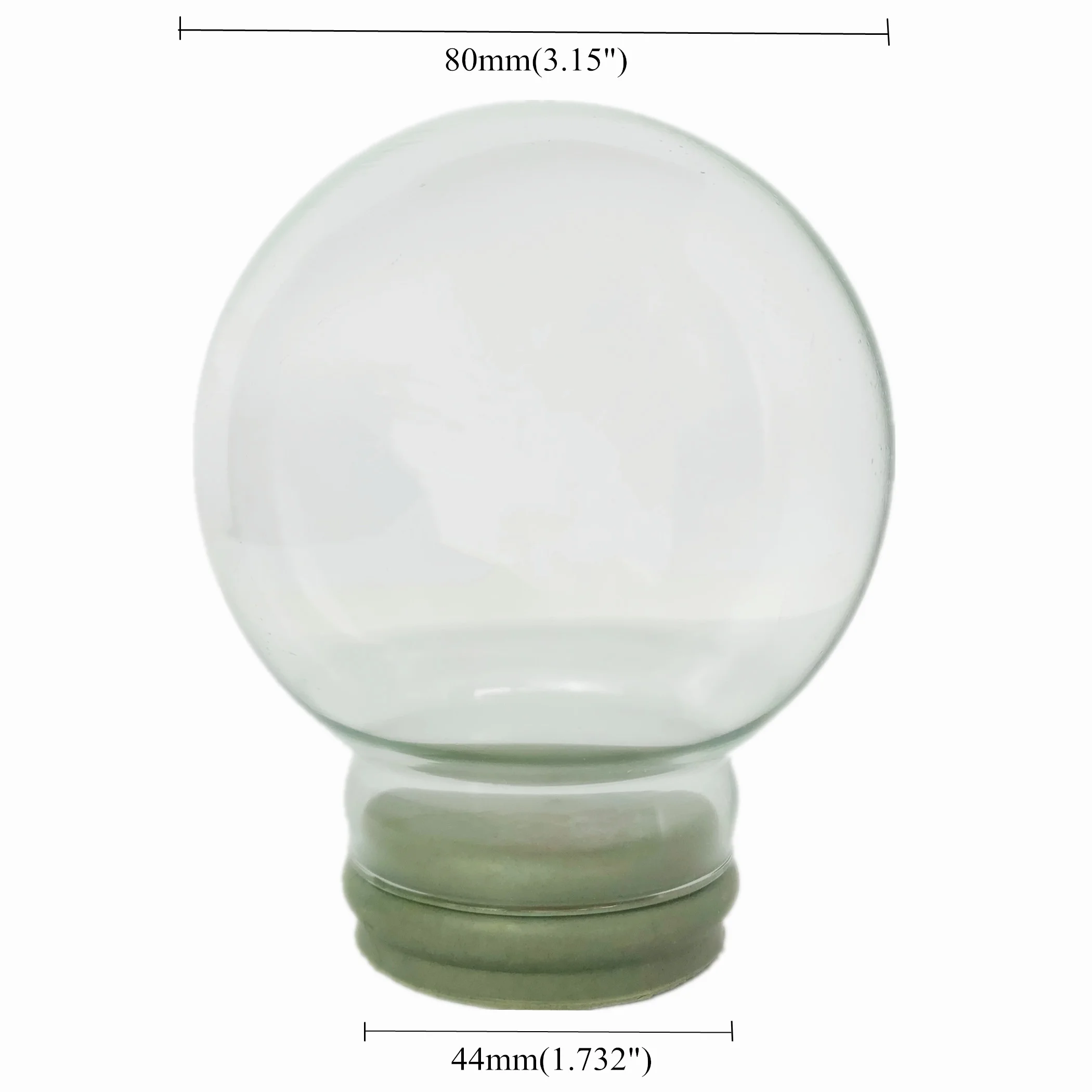 80mm DIY woda kula śnieżna akcesoria boże narodzenie śnieg globusy ornament dekoracyjny
