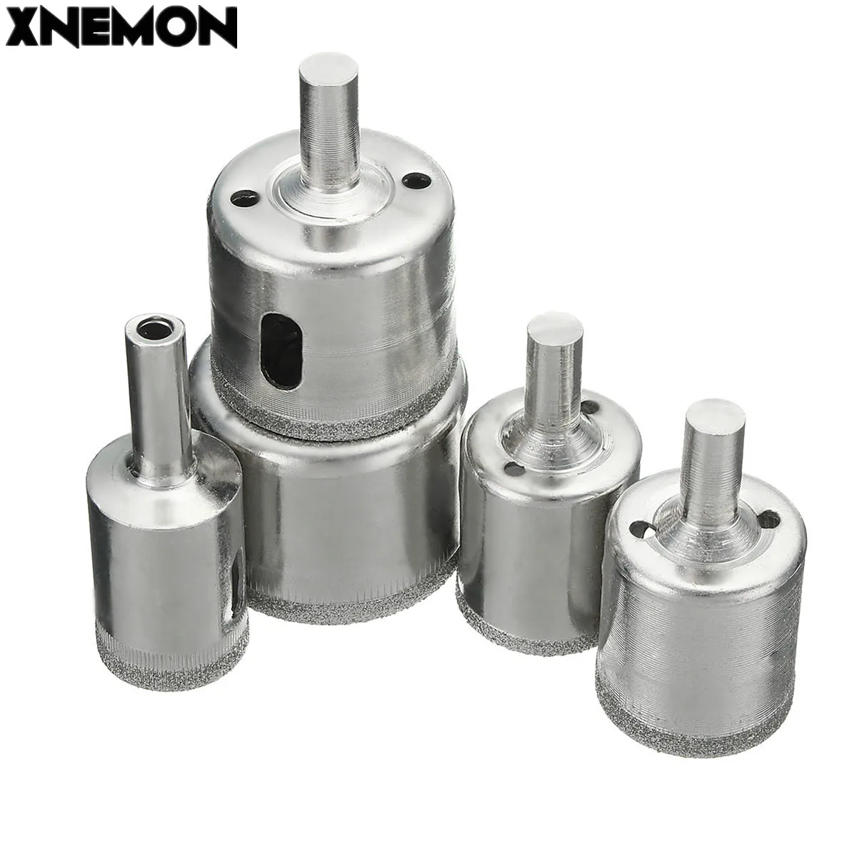 XNEMON 5Pcs/Set 20 26 30 35 42mm Diamond Hole Saw Core Drill Bit Set Tile Glass Marble Granite Slate Drilling Cutting Tool