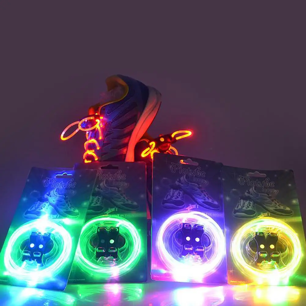 1Pcs Neon LED Light Shoe Laces Shoes Strap Glow Stick Luminous Shoelace Accessories Party Supplies Multi-Color