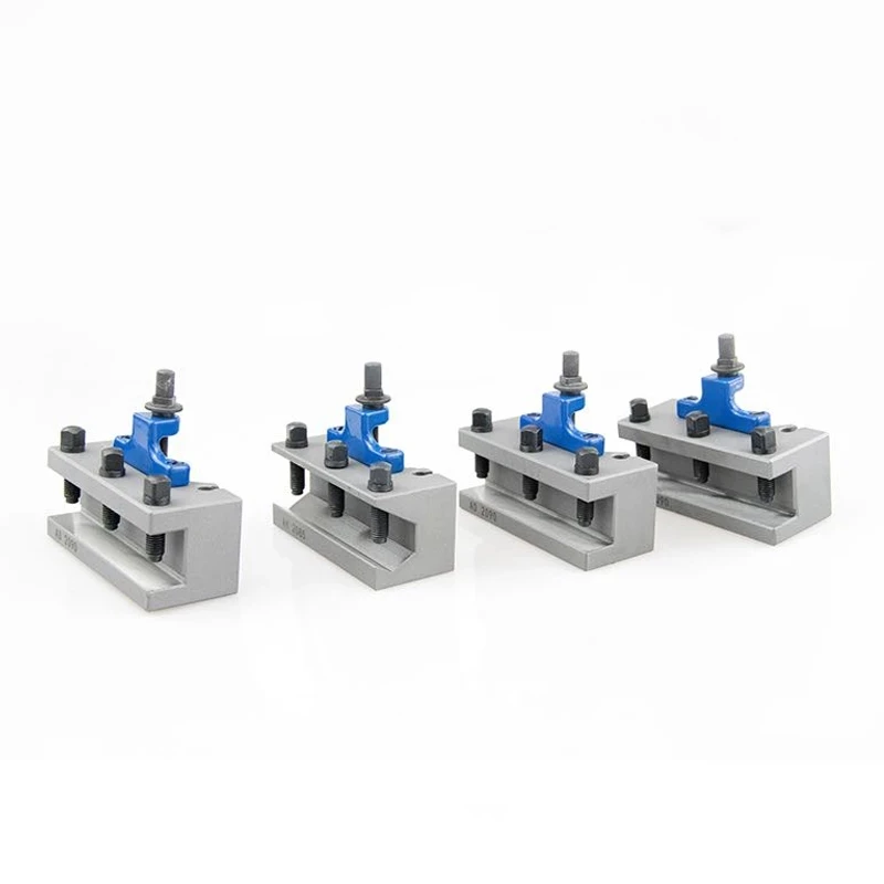 Quick Change Tool Lathe Swing Dia.150~300mm QCT Post Turret Kits include 1pcs tool post+4pcs Tool Holders TOOA1