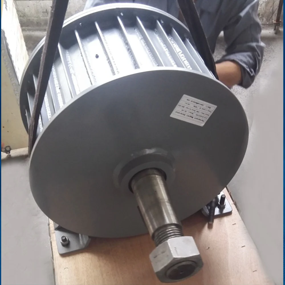 

10KW 20KW 30KW 3 Phase Gearless Permanent Magnet Generator 48V 96V 110V 120V 220V 380V AC Alternator Wind Water Turbine