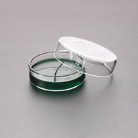 5pcs DIA 75mm Borosilicate glass Petri culture dish Used for the culture of bacteria, cells and lactic acid bacteria in lab