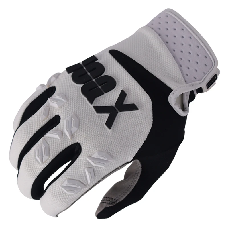 

Black White IOQX Percent Airmatic MX ATV BMX Dirt Bike Gloves Women Mens Guantes Offroad Cycling Riding Moto Adult Red Luvas