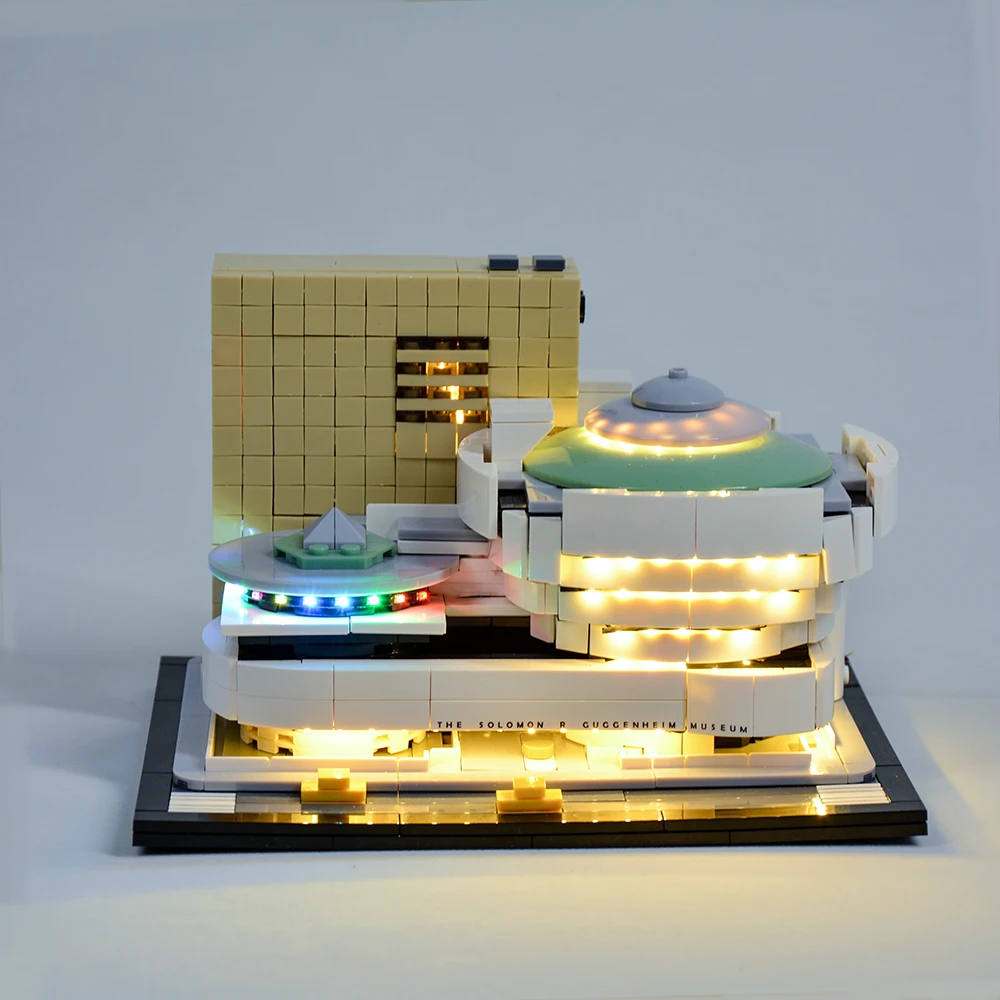 

EASYLITE LED Light Set For 21035 Architecture Solomon R. Guggenheim Museum Building Blocks Only Lighting Kit Not Include Model