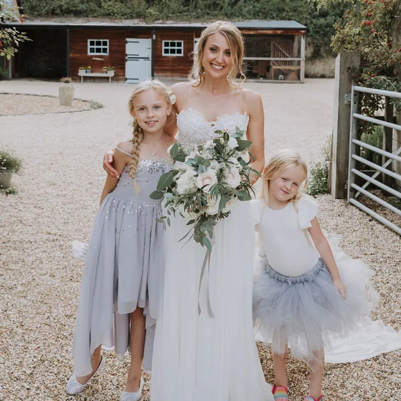 Robe De mariée longue en mousseline De soie, nouveau Style, avec Appliques en dentelle, Robe formelle pour femmes