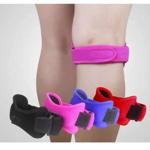 

New Newest Adjustable Magnetic Neoprene Knee Support Brace Velcro Strap Protector Patella Tendon Brace Support Wrap Sports Gym