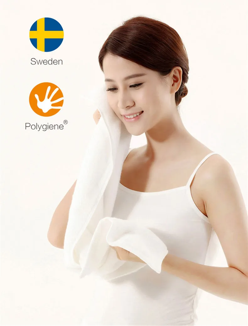 ZSH Polyegiene Antibacterical Towel Young Series 100% Cotton 5 Colors Highly Absorbent Bath 34*34cm Face Hand Towel