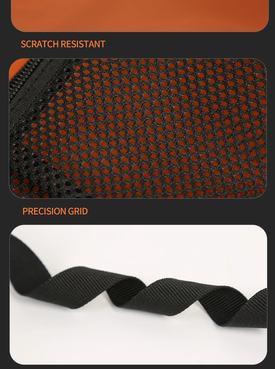 Xinda 320T Nylon-Tasche Wasserdichte Verschleißfeste Schnellverschluss-Karabiner-Tasche Kletterausrüstung Werkzeug-Aufbewahrungstasche – Detail 8