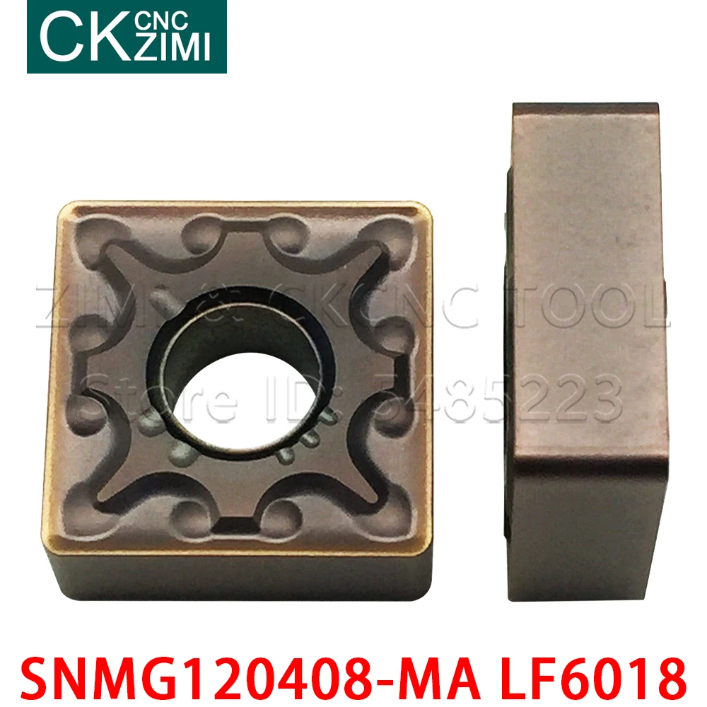 SNMG SNMG120404-MA LF6018 SNMG120408-MA LF6018 Carbide Turning Inserts CNC lathe cutter wood turning tools for stainless steel