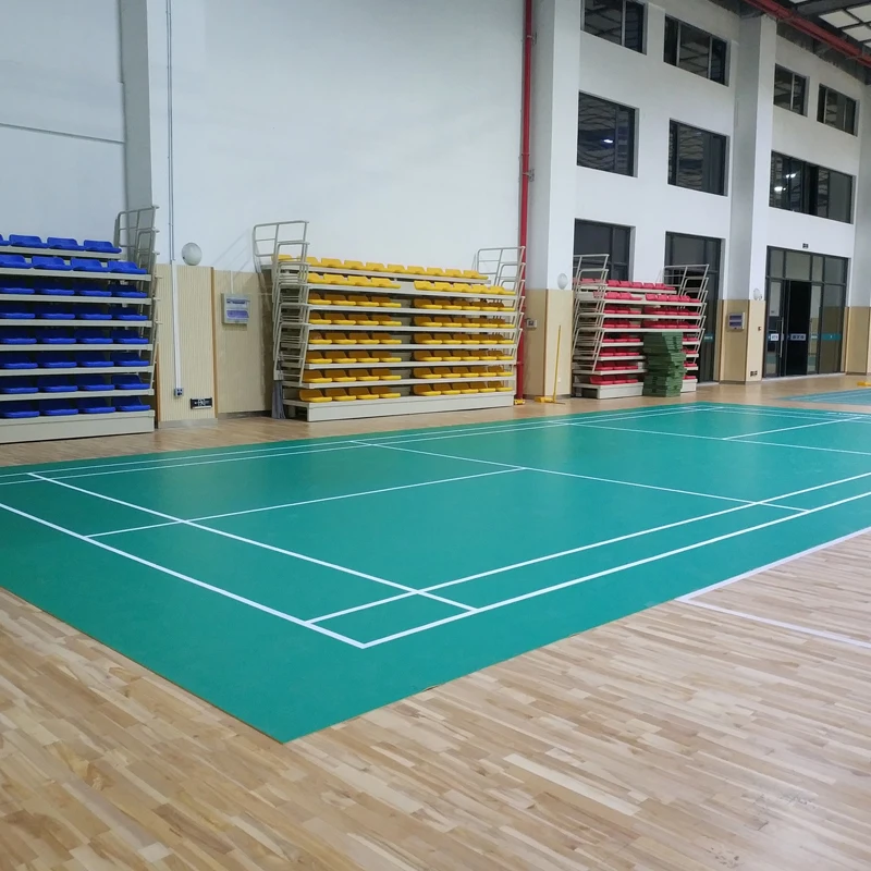 

Beable 8mm Thickness Badminton Court Floor Indoor PVC Multi-Function Sports Flooring For Competition