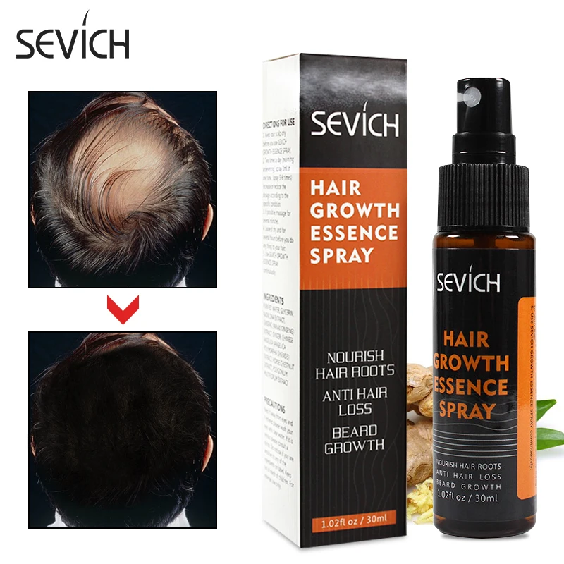 Sevich Natural Organic Plant Hair Growth Essence Oil Hair Loss Treatment Hair Oil for Fast Hair Growth Spray 1pcs Men and Women