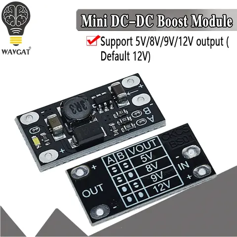 Mini Boost Module 1.5A for Voltage Increase WAVGAT