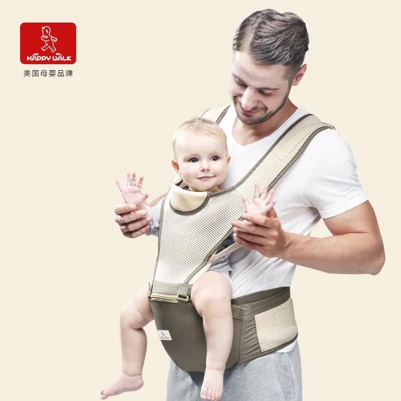 Summer Breathable Baby Carrier Multifunctional Baby Waist Carrier Soft Pakistan Cotton Yarn Comfortable Seat baby hipseat