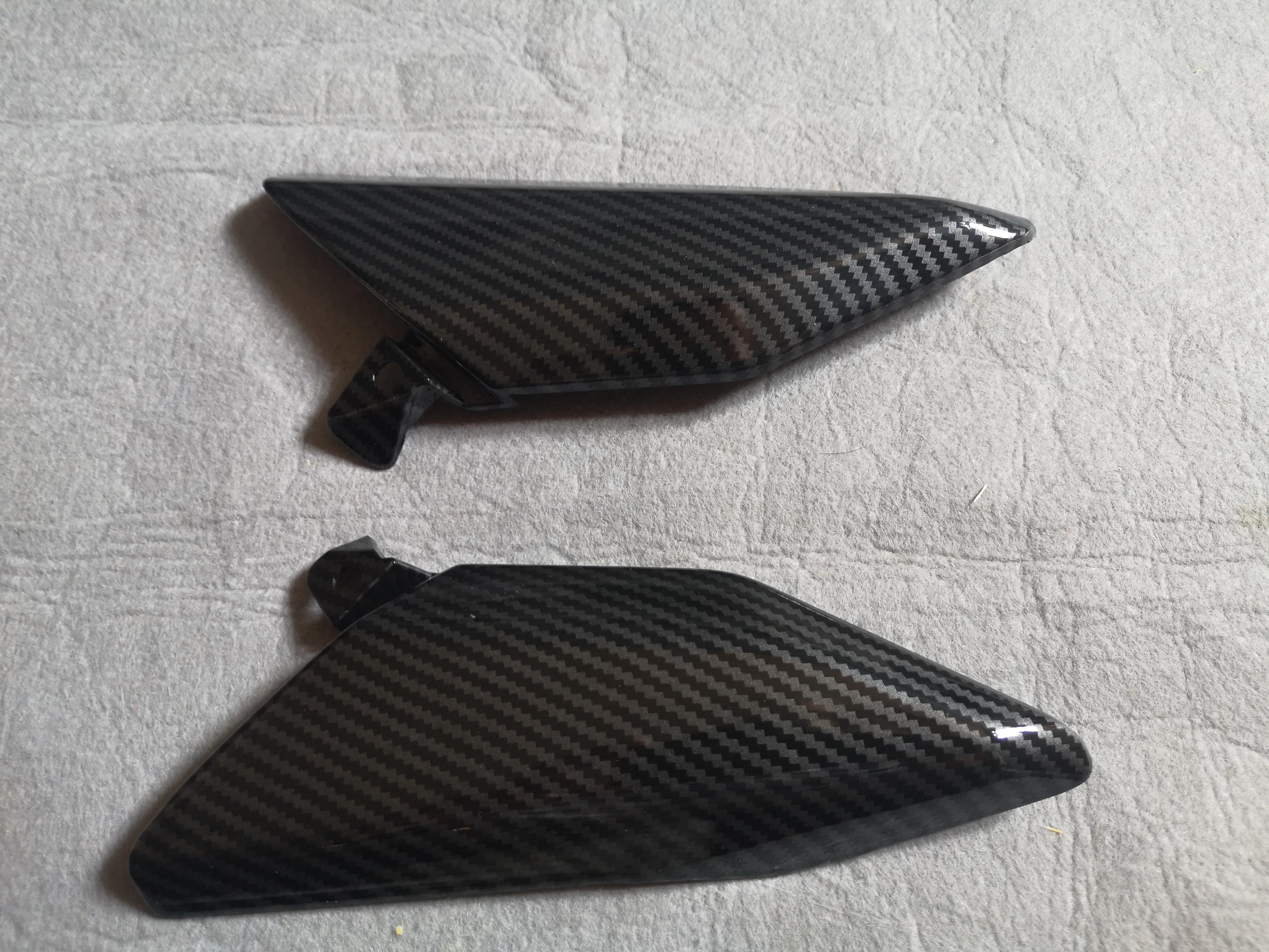 Motorcycle Carbon Fiber Face Side Panel Body Cover Frame Guard  For Honda CBR600RR F5 2007 2008 2009 2010 20112012 Abs Injetcion