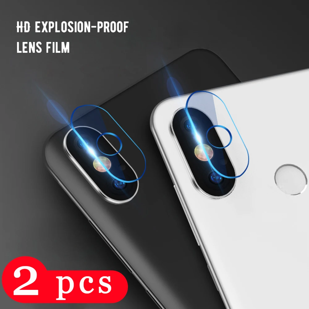 2Pcs Camera Lens for xiaomi redmi note 8 7 6 pro protector Camera Film redmi K20 pro screen protector protective Tempered Glass