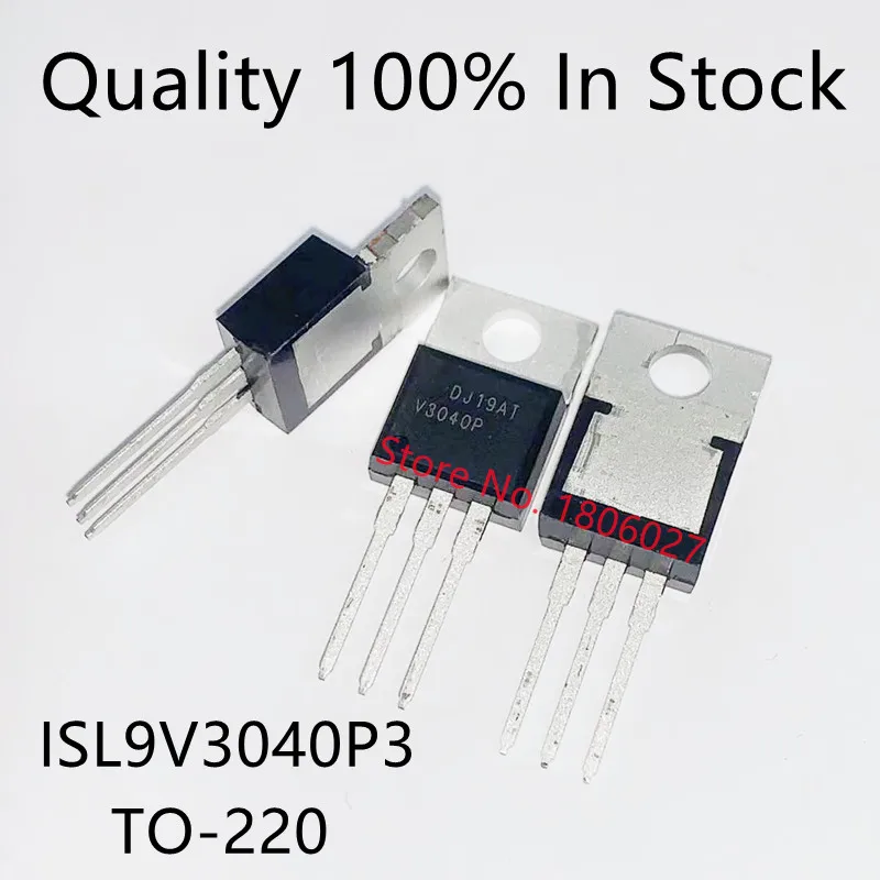 

10PCS/LOT New original ISL9V3040P3 V3040P 21A 430V TO220 N-channel IGBT power