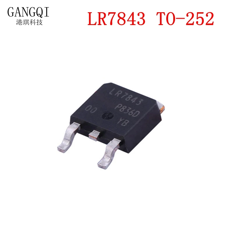 10 Uds IRLR7843PBF IRLR7843 TO252 TO252 LR7843 SMD nuevo Original en Stock
