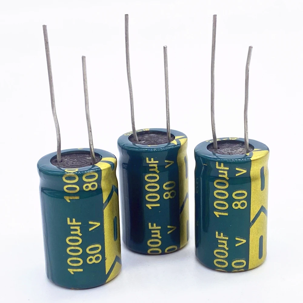 

5pcs/lot 80V 1000UF 16*25mm Low ESR/Impedance high frequency aluminum electrolytic capacitor 1000uf80v 20%