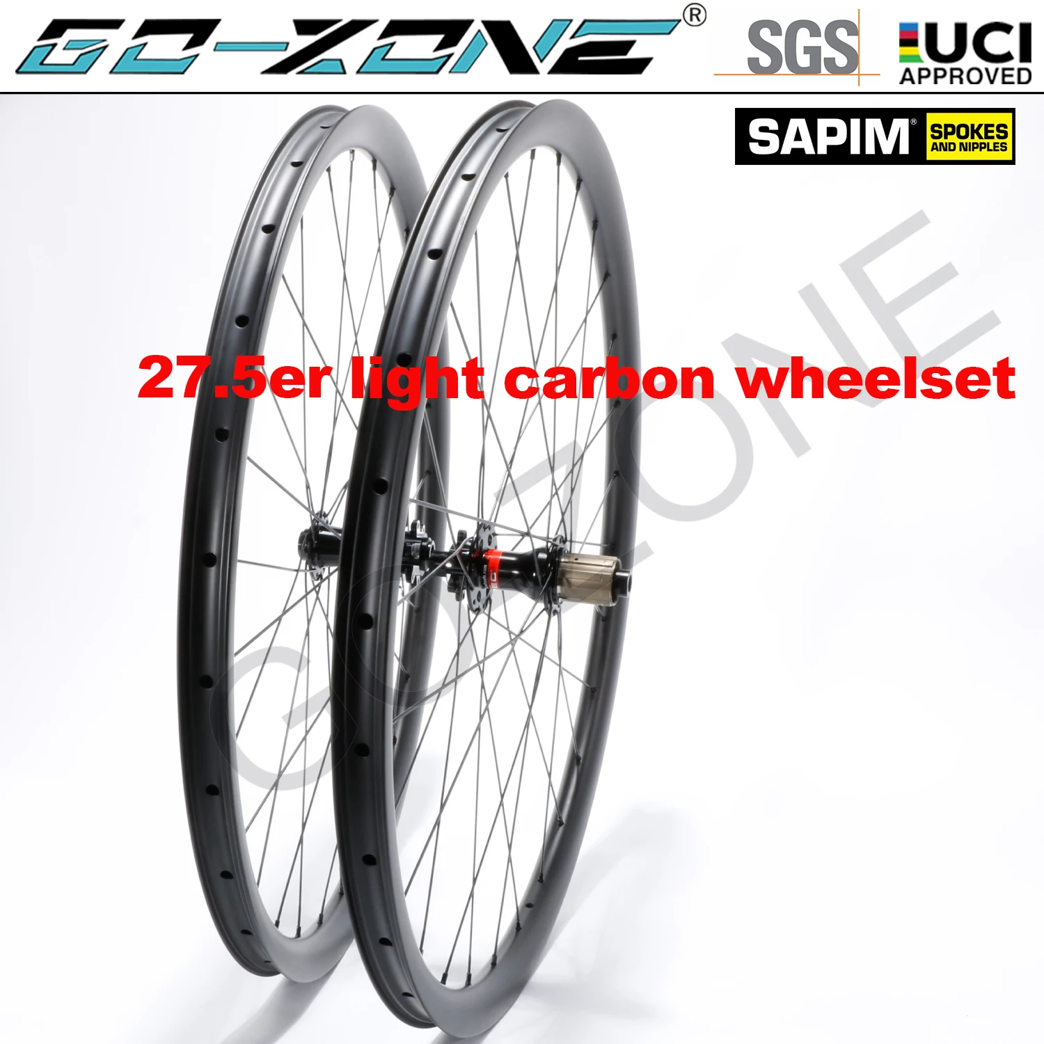 Various Specifications Light  Carbon MTB Wheelset 27.5 Novatec 791 792 Sapim Thru Axle / Quick Release / Boost Bicycle Parts