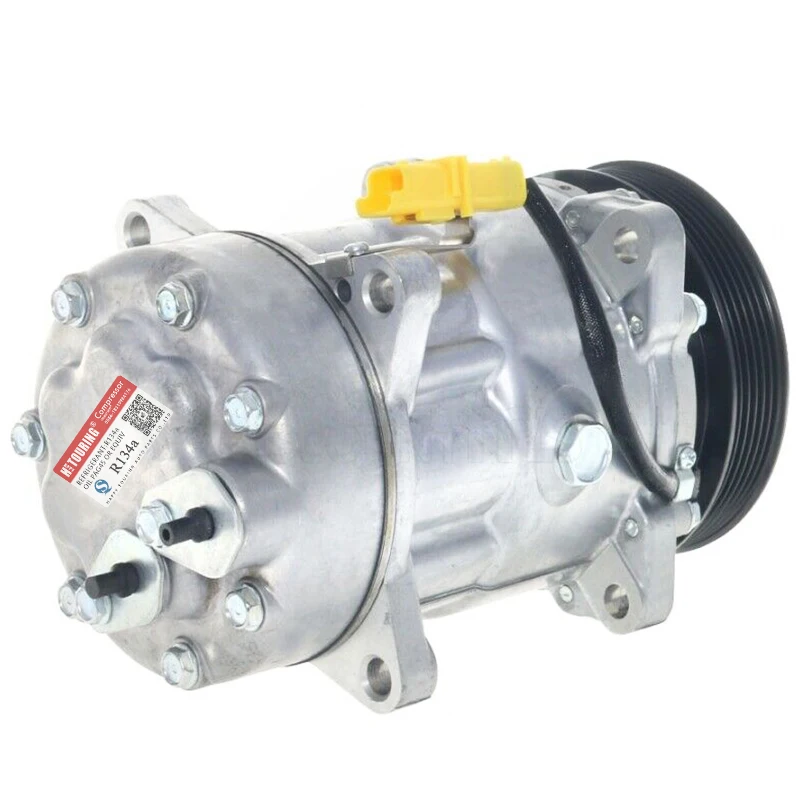 SD7V16 AC Compressor For PEUGEOT 406 307 607 807 CITROEN BERLINGO XSARA C5 6453.JN 6453.LX 9639109580 9653860480 9653860480