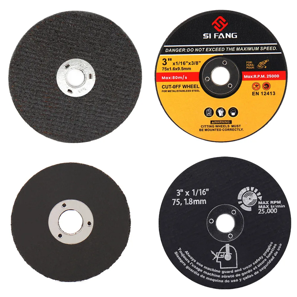 10Pcs 50/75mm Dremel Cutting Discs Resin Saw Blades Cut Off Wheels For Cutting Machine Tool Accessories Abrasive Grinding Disks