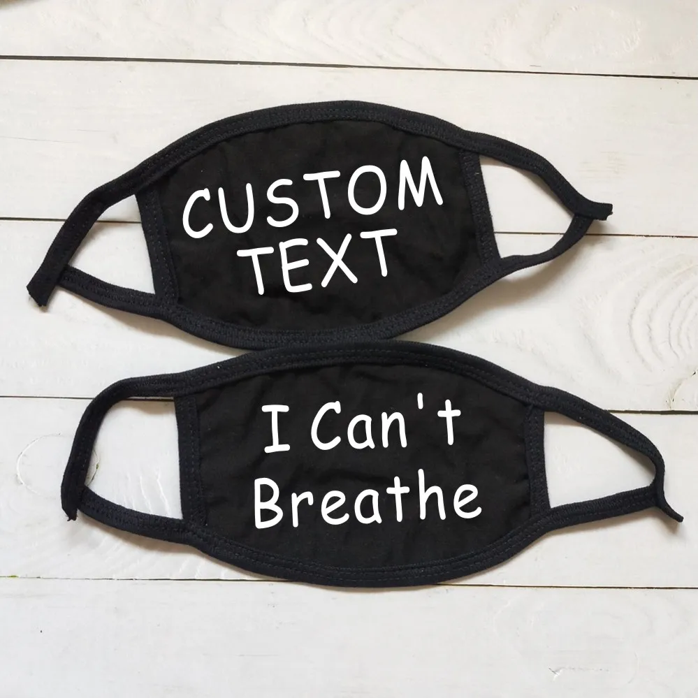 I Can't Breathe Again Face Mask Quote Breathable Face Mask Saying Face Mask Washable Face Mask Custom Text Reusable Face Mask