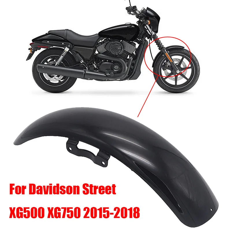 

Front Fender Mud Flaps Splash Guard Protector 19." Black Fits For Harley Street XG750 XG500 2015 2016 2017 2018 Accessories