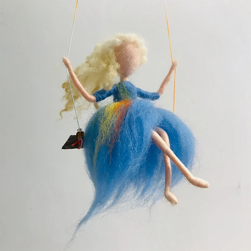 Fairy Body for Fairy Felting Kit for Beginners, Fairy Felting Accessories, Height 6in/15cm