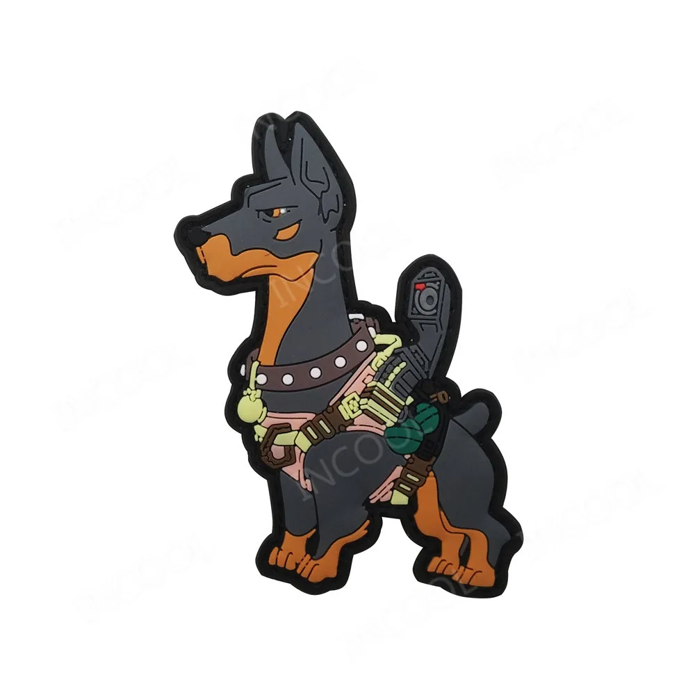 K9 Dog Embroidered Patch SHEEP DOG Decorative Patches Rubber Embroidered PVC Patch For Clothing Backpack