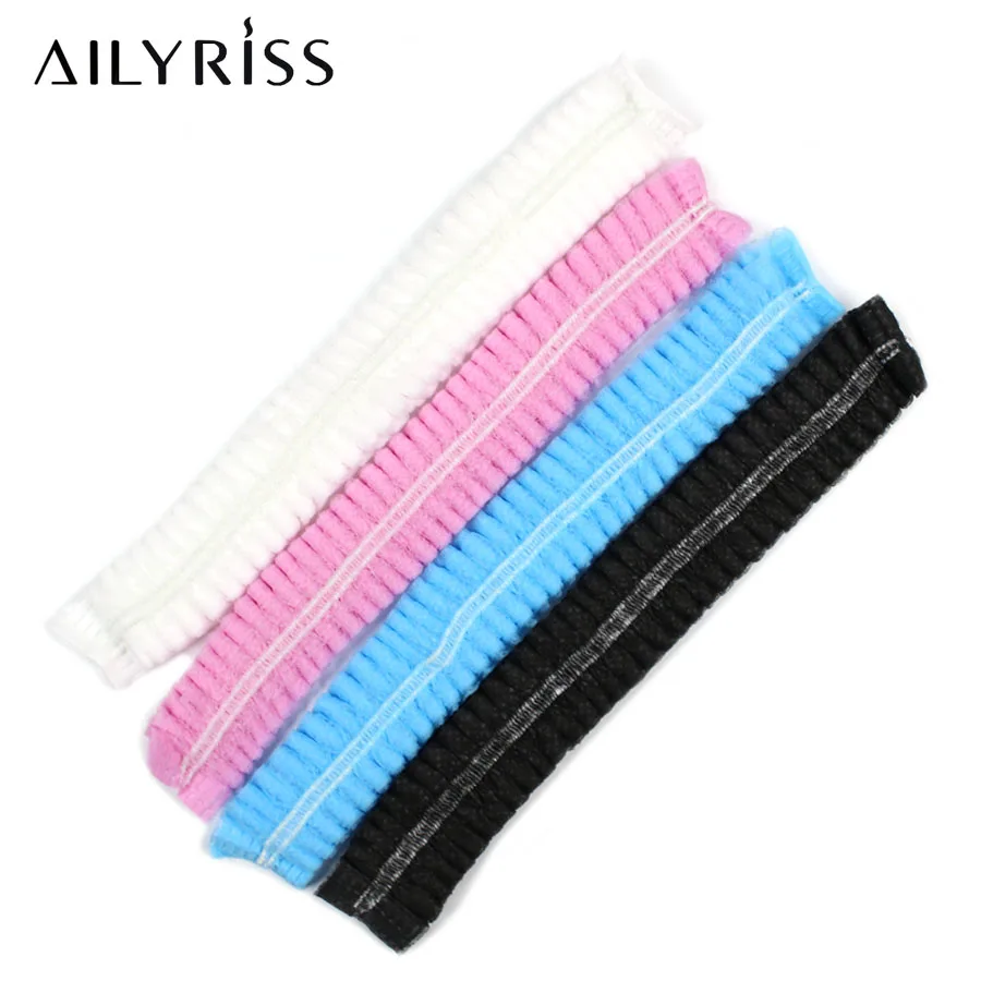 20/40 PCS Disposable Head Cover Cap Hair Net for Lash Extension Grafting Non Woven Anti Dust Bouffant Hats Beauty Accessories