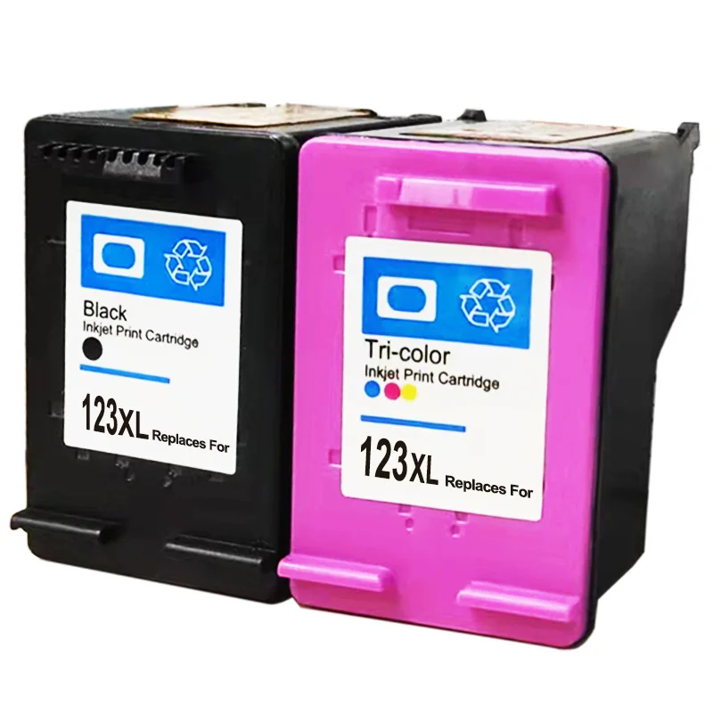 Hicor Remanufactured Ink Cartridge 123XL for HP 123 XL Compatible with Deskjet 111 112 2131 2132 2630 2632 2633 2652 5020 5030