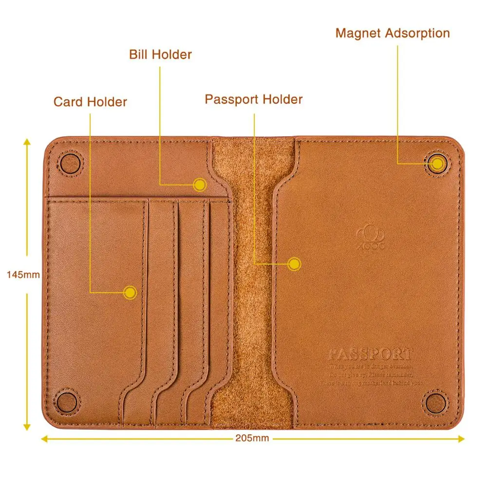 Genuine Leather Russian Driving Document Holder Driver Liscense Bag Travel Passport Case Unisex Card Wallet