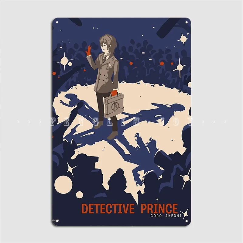 Ace Detective Poster Metal Plaque Wall Decor Garage Club Design Cinema Living Room Tin Sign Poster