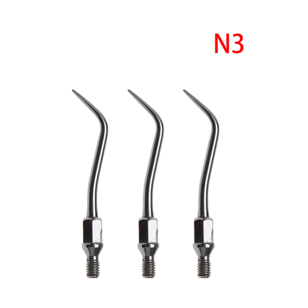 3pcs Dental Universal caling Insert Tips for NSK Air Scaler Scaling Handpiece Cleaning teeth (n1 n2 n3)