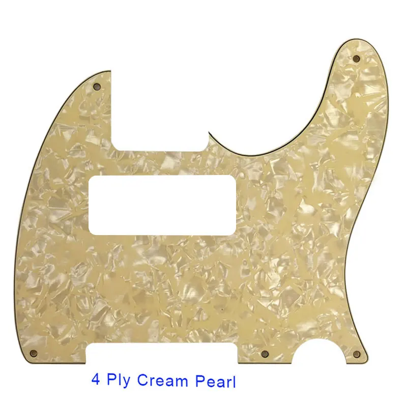 Xinyue Customized Guitar Parts For 5 Hole Screws US Tele P90 Guitar Pickguard Scratch Plate