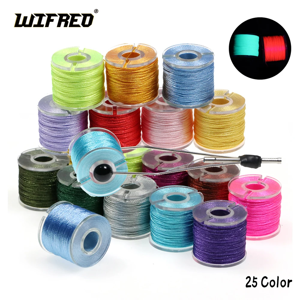 Fly Tying Floss Thread 300D Silky Yarns Salmon Trout Fly Fishing Tying Line Material Slowing Assist Jigging Hooks Binding Thread